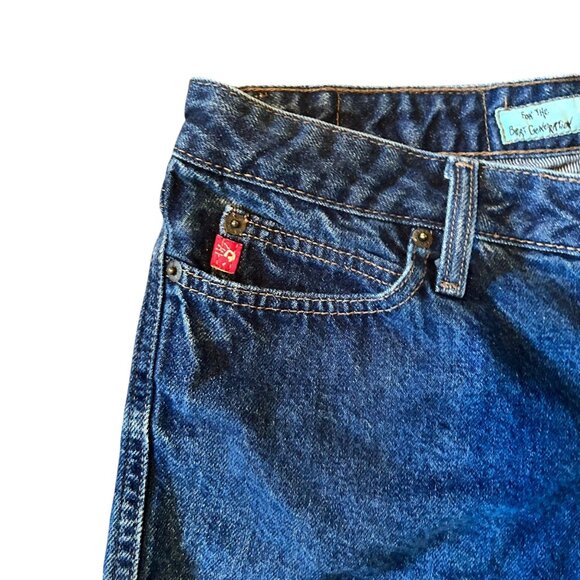 Vintage MUDD Medium Wash Y2K Button Fly Low Rise Denim Juniors Shorts 11 - Picture 4 of 10